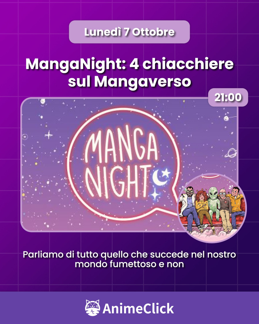 AnimeClick su Twitch: programma dal 7 al 13 ottobre AnimeClick su Twitch: programma dal 7 al 13 ottobre